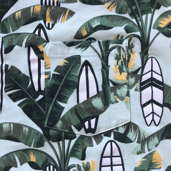 Free Planet Surf Board Print Tee - Picture 4 of 11